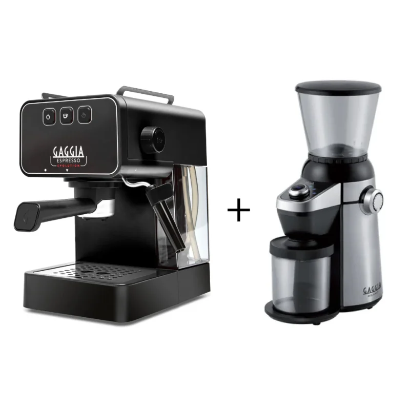 Gaggia Espresso Evolution + Gaggia MD15 Grinder Bundle
