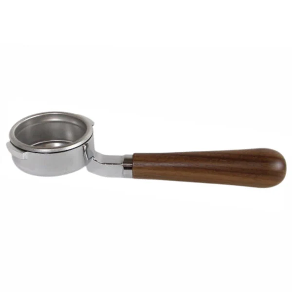 Presso Walnut Bottomless Portafilter For Gaggia